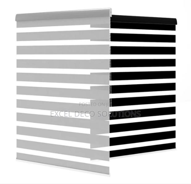 Elegant Embroidered Zebra Blinds