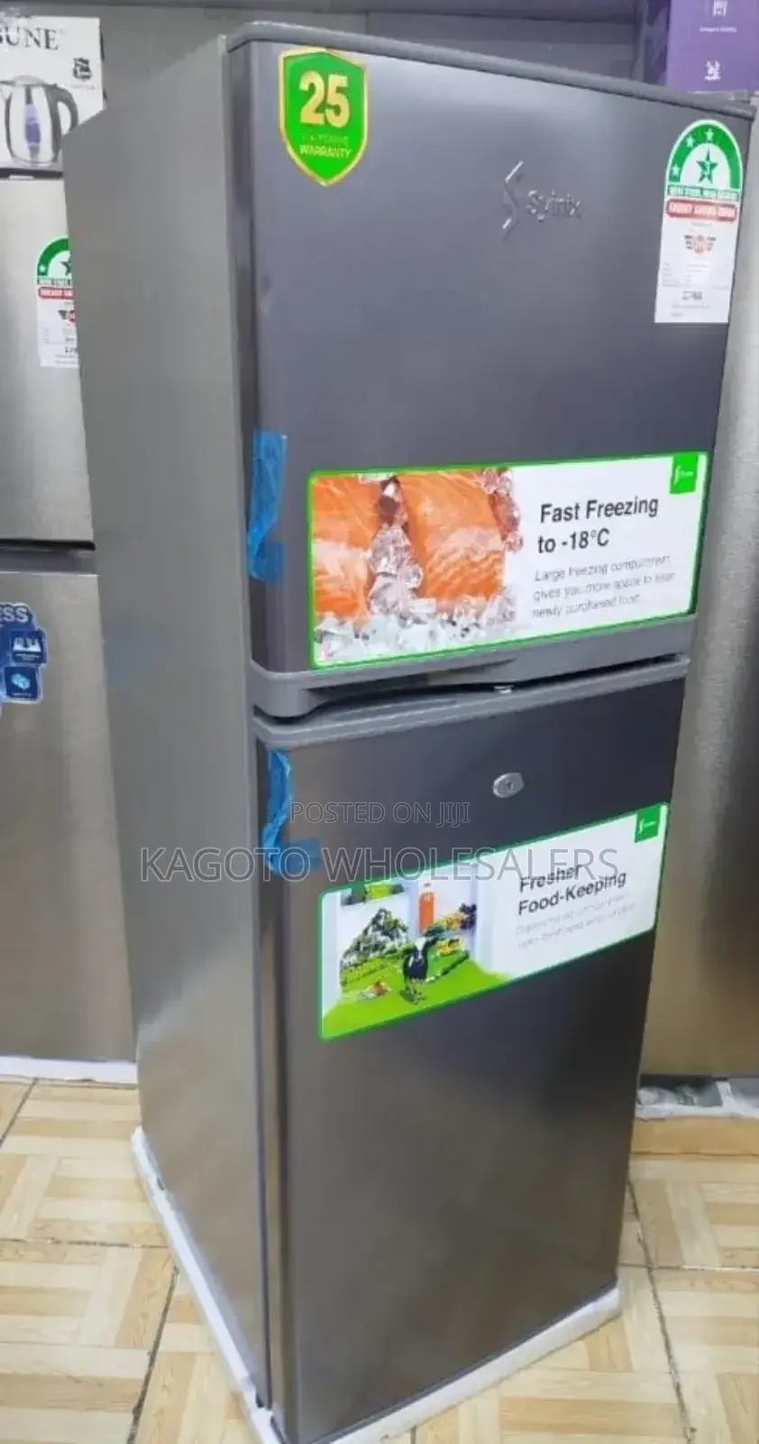 Synix 210litres Fridge Double Door