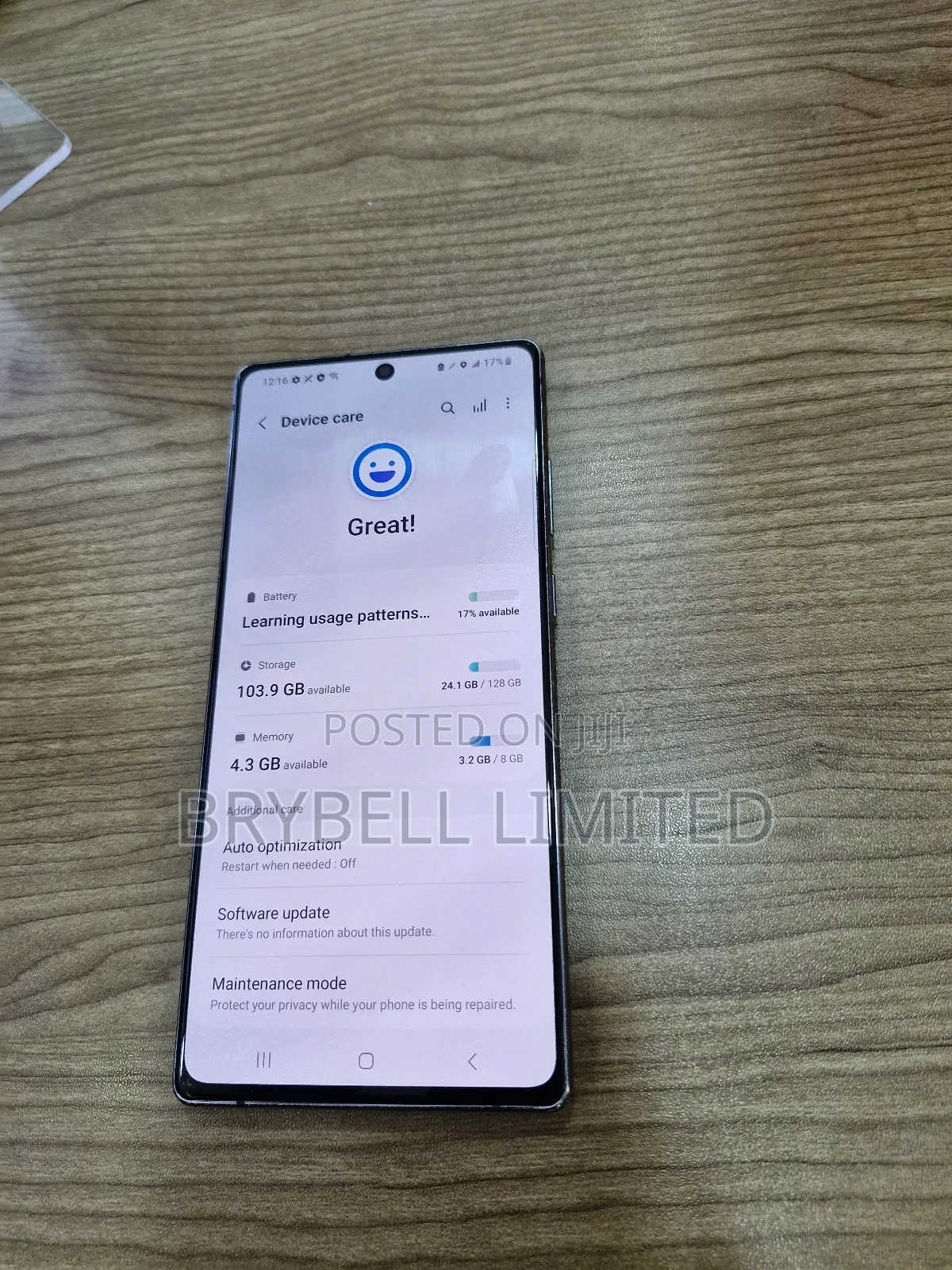 Samsung Galaxy Note 20 5G 128 GB Gray