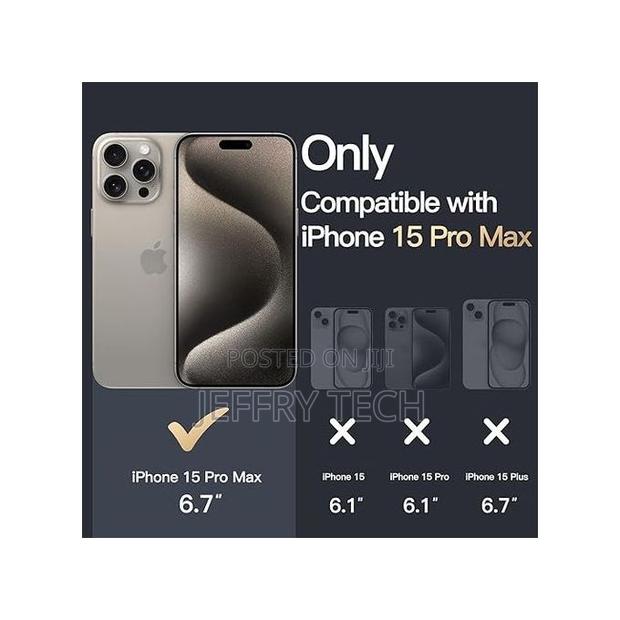 Magnetic Case for iPhone 16 Pro Max Compatible With Magsafe - thumbnail 2