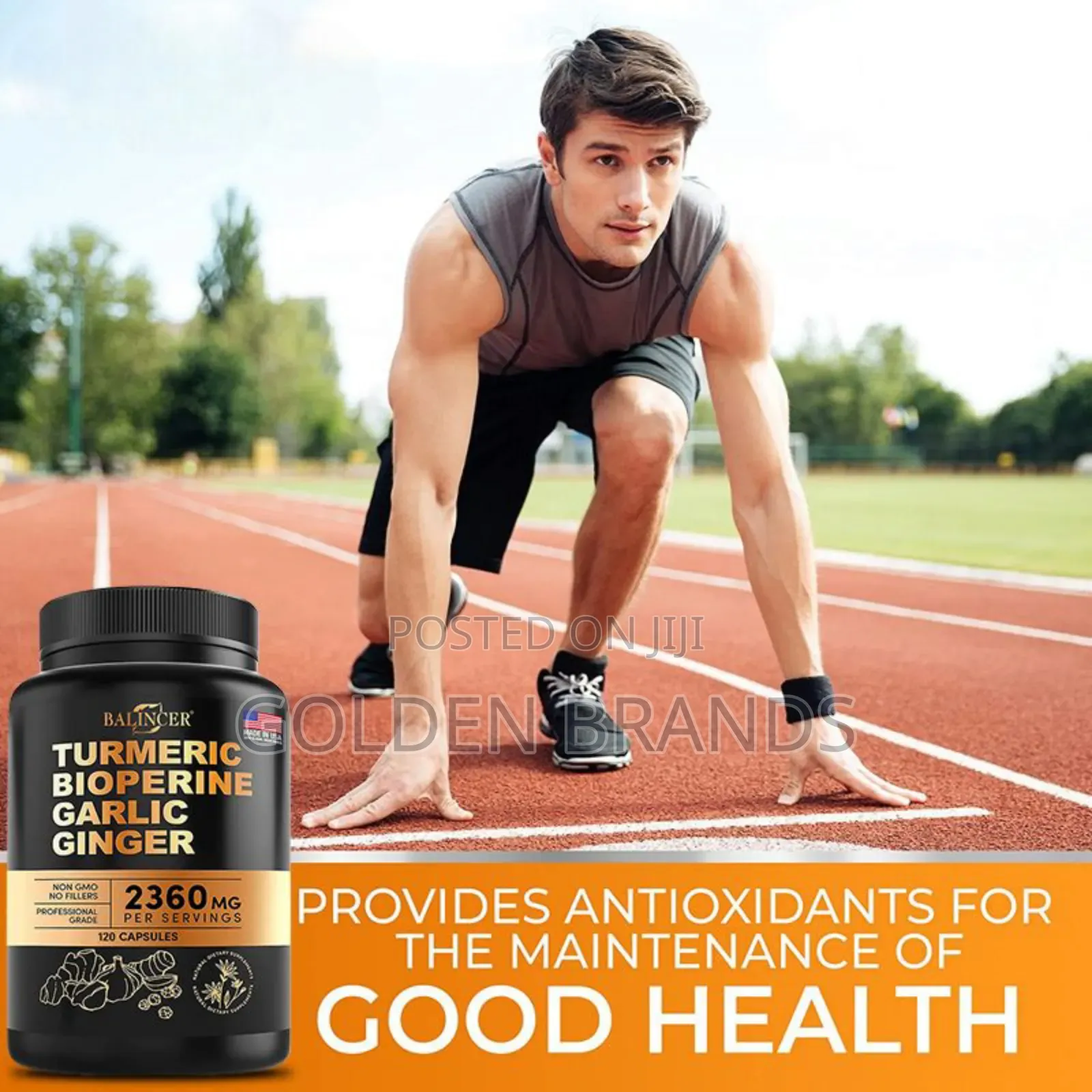 Herbal Power: 4 in 1-Turmeric, Garlic, Ginger Bioperine