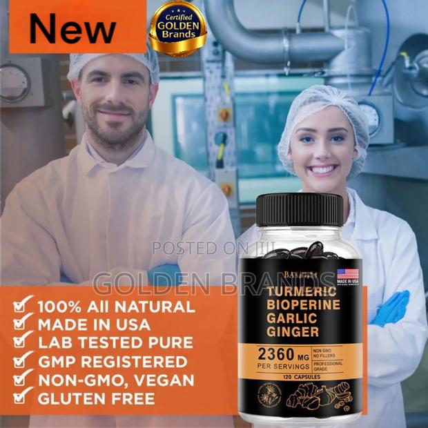 Herbal Power: 4 in 1-Turmeric, Garlic, Ginger Bioperine - thumbnail 3