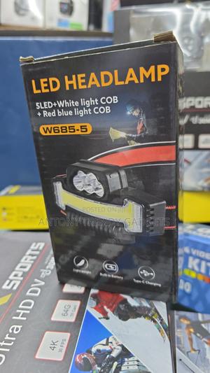 Usb-c Led Headlamp – Built-in Battery, Multi-color Light - thumbnail 2