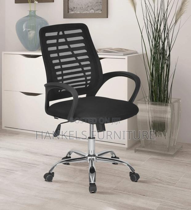 Mid Back Office Chair Black