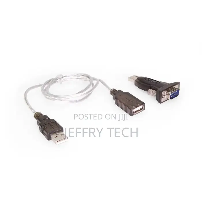 Usb to Serial Rs-232 Db9 Mini Adapter With Extension Cable