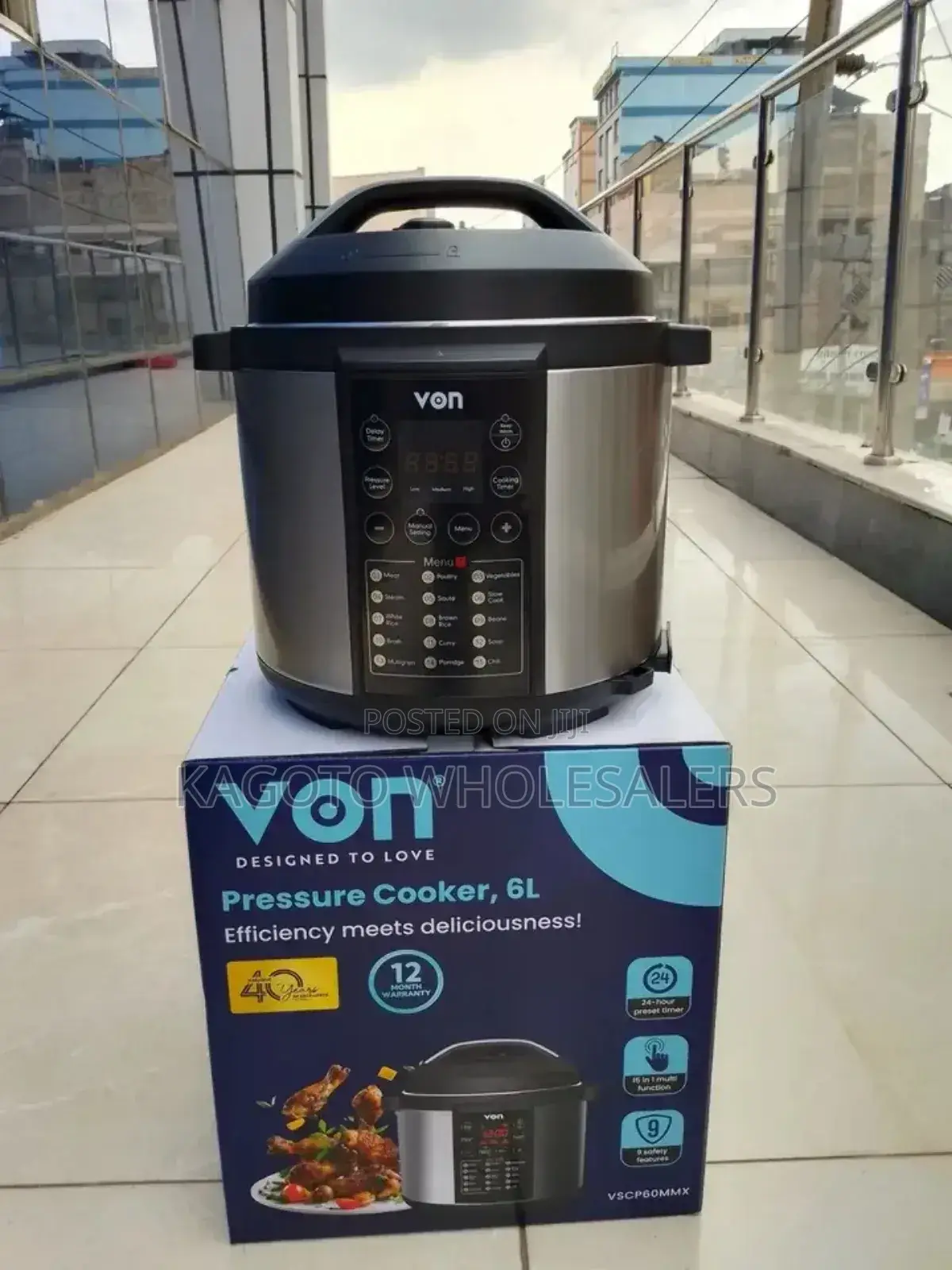 Von 6 Litres Pressure Cooker