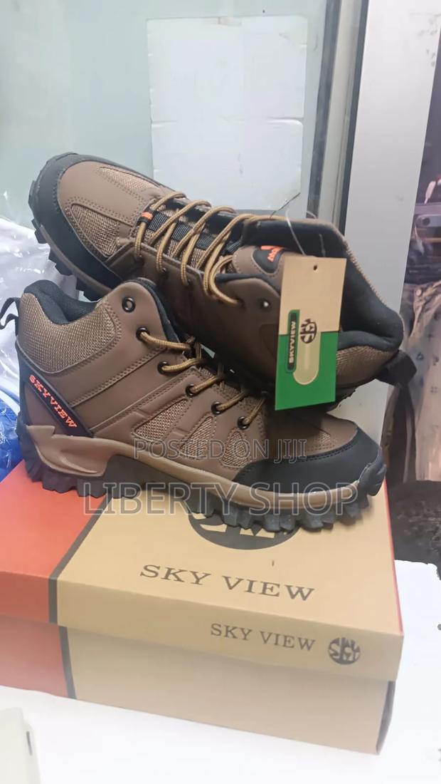 Dark Brown Skyview Hiking Boots - main view