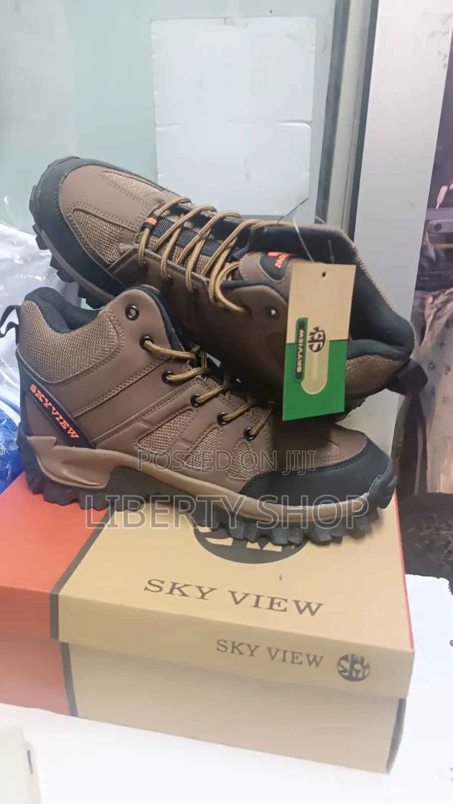 Dark Brown Skyview Hiking Boots