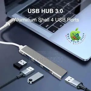 Type-C to Usb 3.0, 4 Ports Hub Jh-112 Aluminum Alloy Lightwe