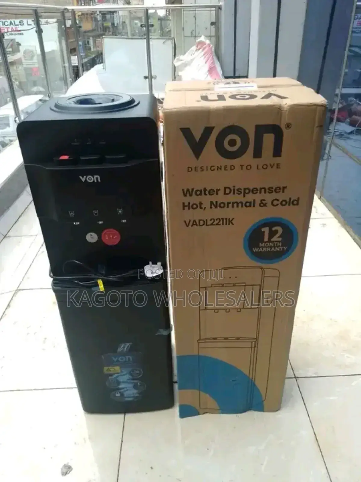 Von Water Dispenser Vadl2211 K