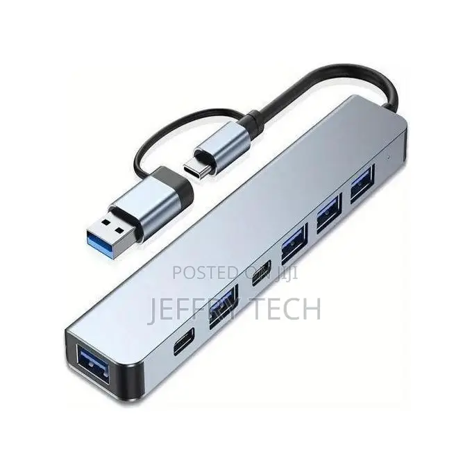 Type-C to Usb 3.0 Hub 7-in-1 Docking Station With Usb 3.0/Us