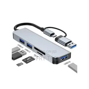 Classic 5 in 2 Usb Type C Hub Port Expansion Computer Multip