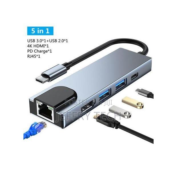 56811 in 1 Type C Dock Usb C Hub 3.0 Splitter Multiport Adap