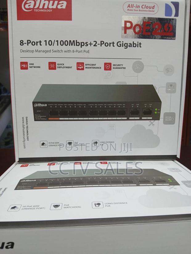 8-Port 10/100mbps +2-Port Gigabit Desktop Managed Switch