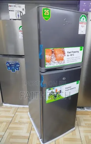 Syinix Double Door 138l 
Refrigerator.