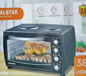 Bake, Grill Sizzle – Globalstar 38l Oven With Rotisserie
