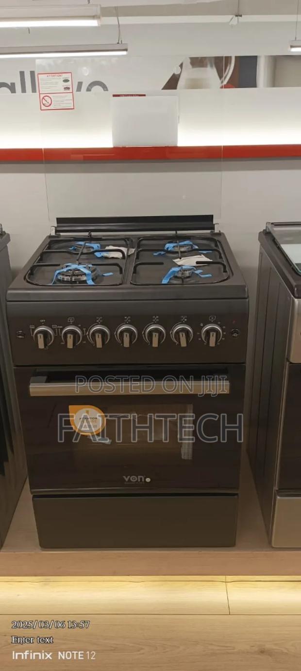 Von 58*58 Full Gas With Electric Oven and Wok Burner