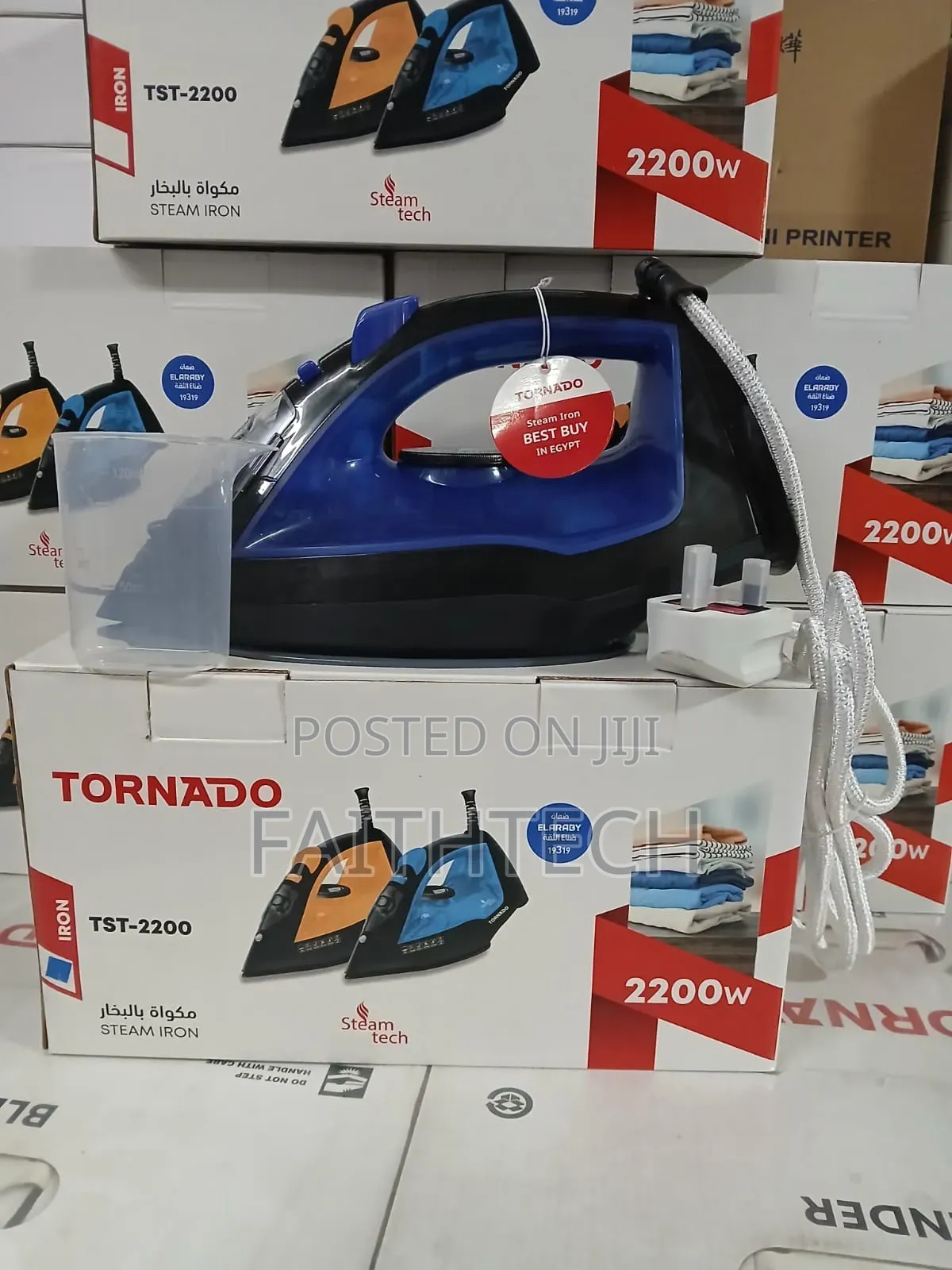 Tornado Steam Iron Box 2200wwtts