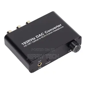 192khz Dac Converter - Ical Coaxial to Analog Lr With Volu