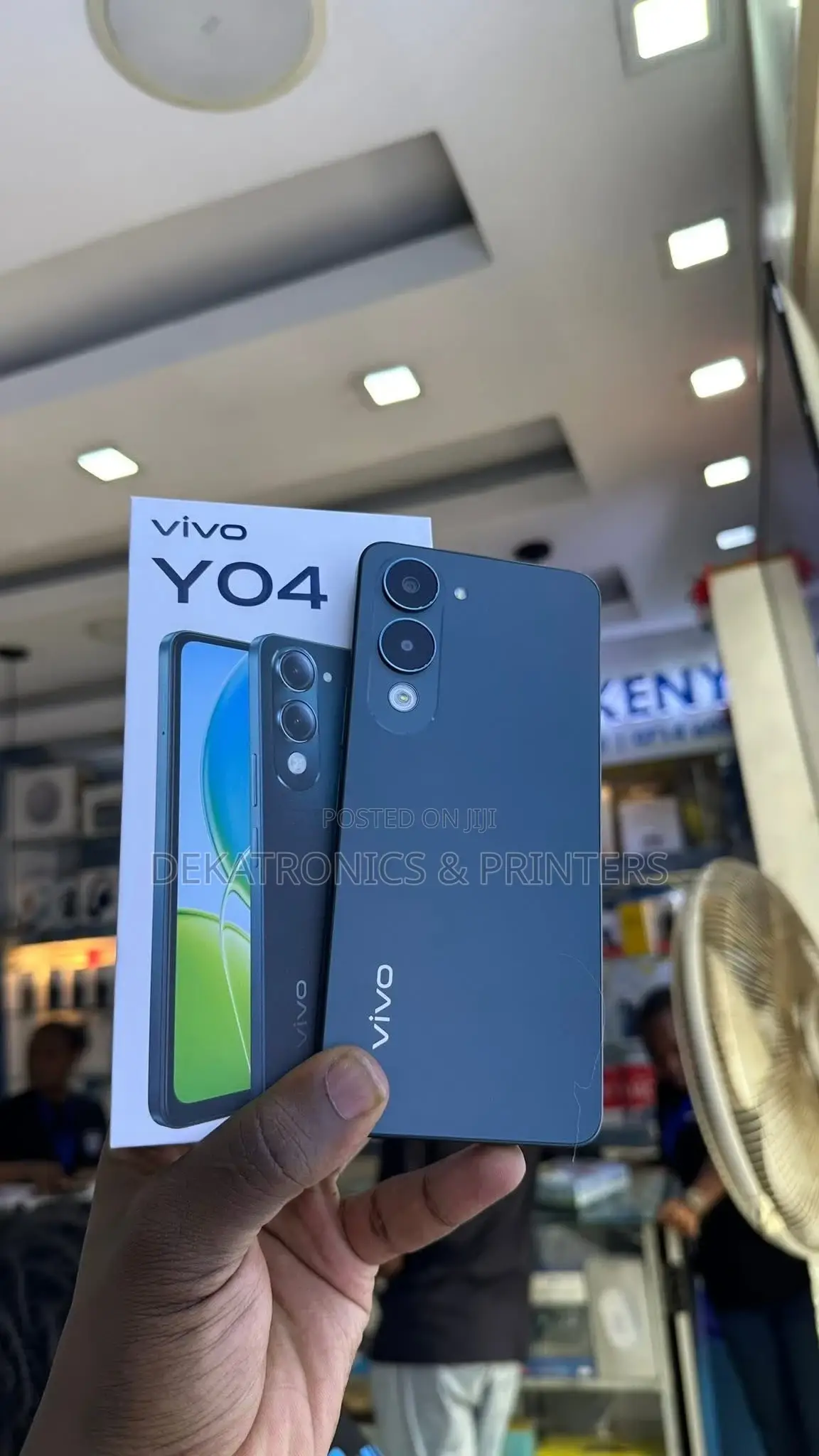 New Vivo Y04 64 GB Black