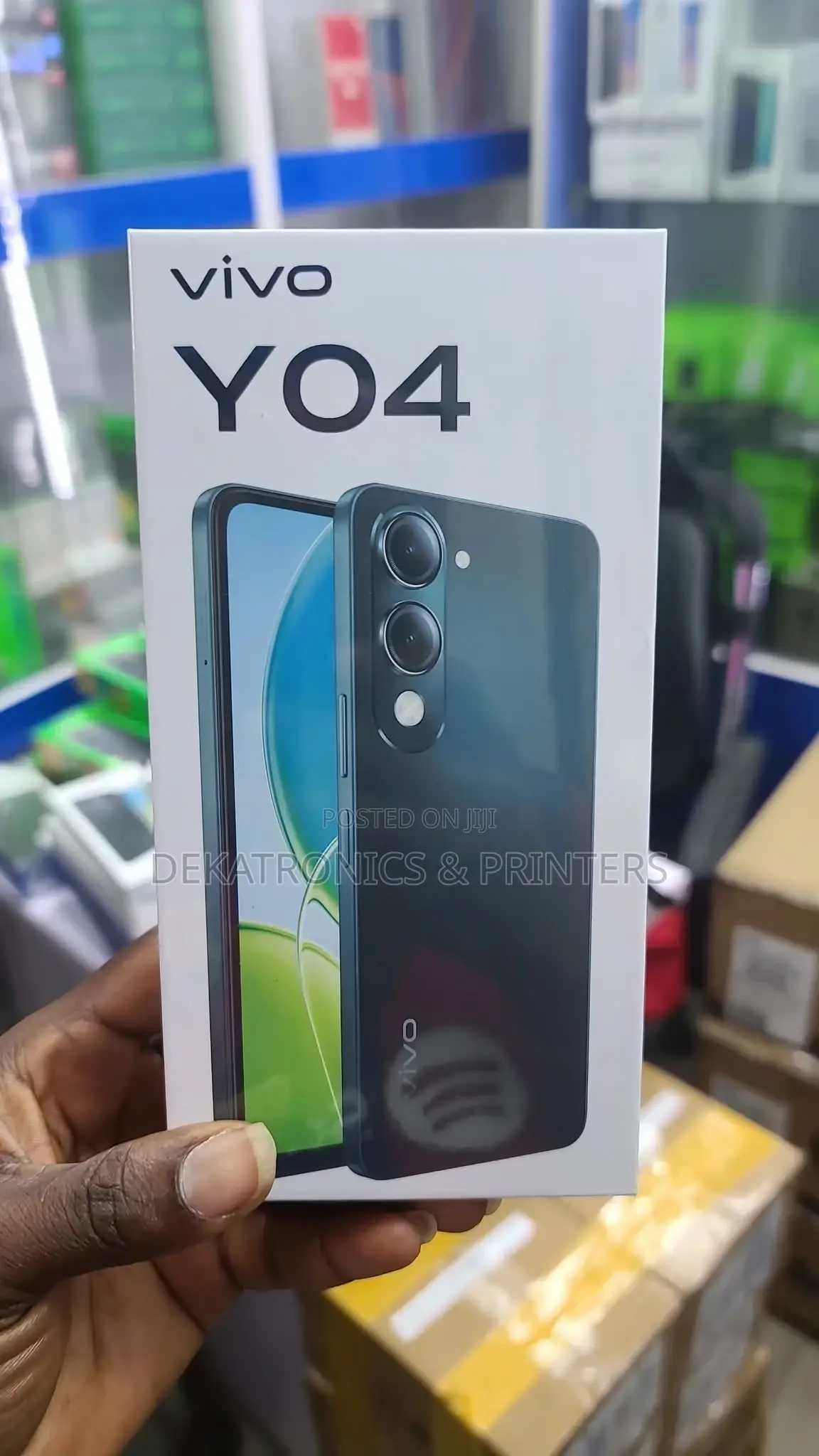 New Vivo Y04 64 GB Black