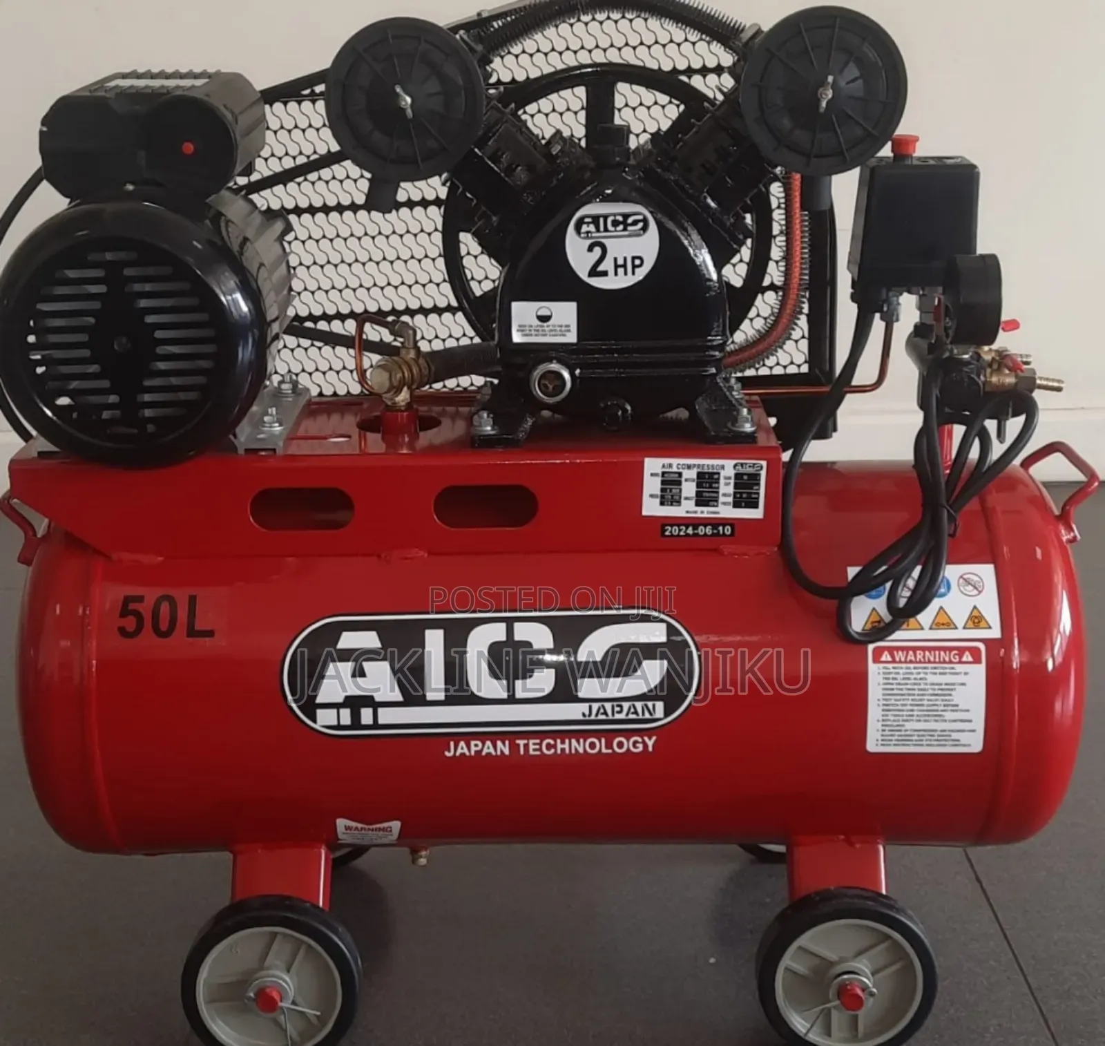 50l Belt Driven Air Compressor Machine/ 50l Belt Compressor