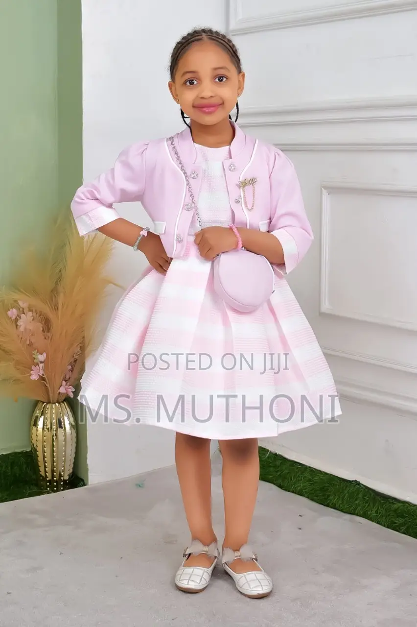 Beautiful 2 Piece Plus Side Bag Dress 3-9yrs