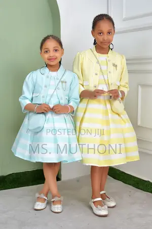 Beautiful 2 Piece Plus Side Bag Dress 3-9yrs