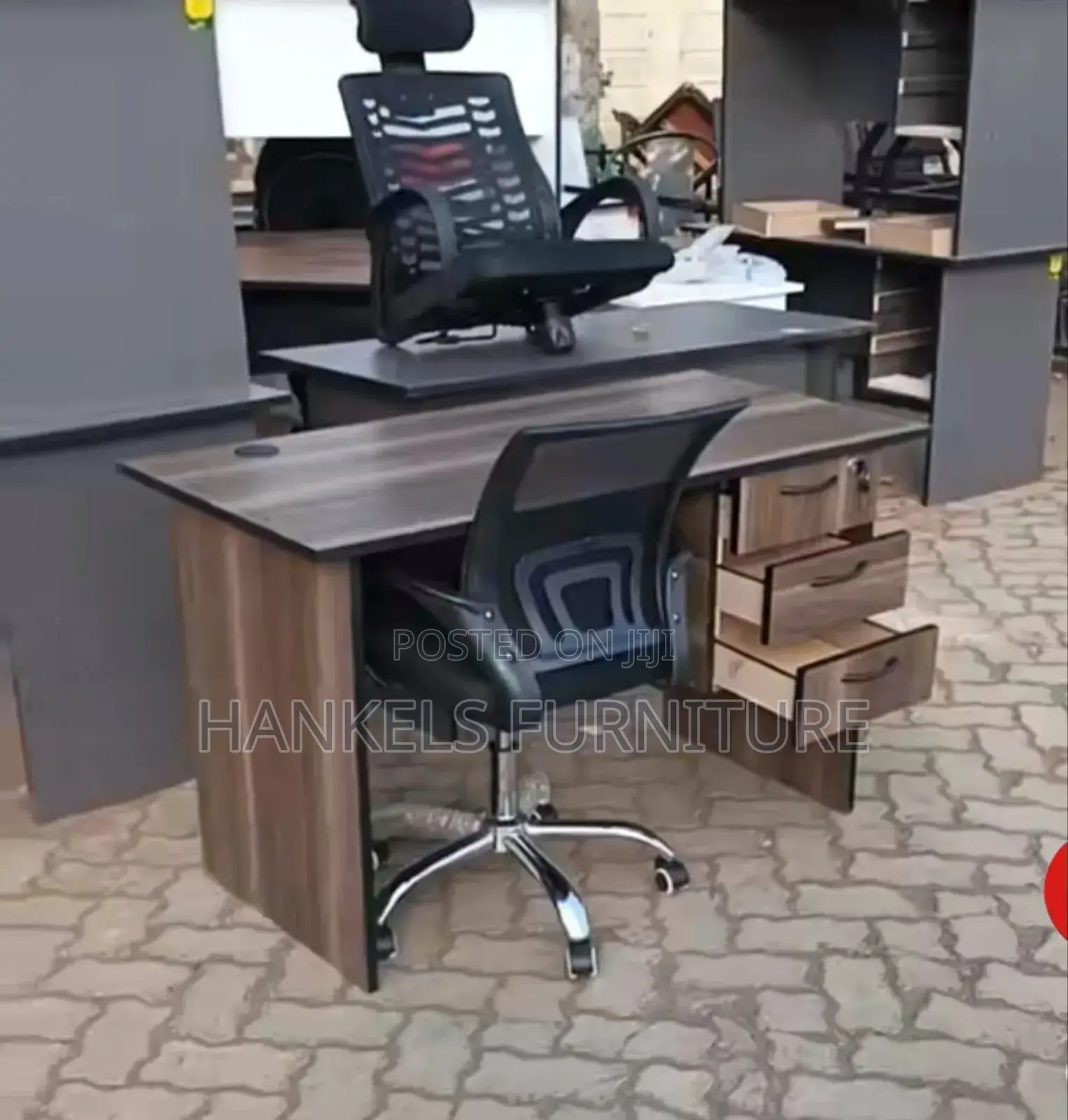 Large Office Study Desk and Chair