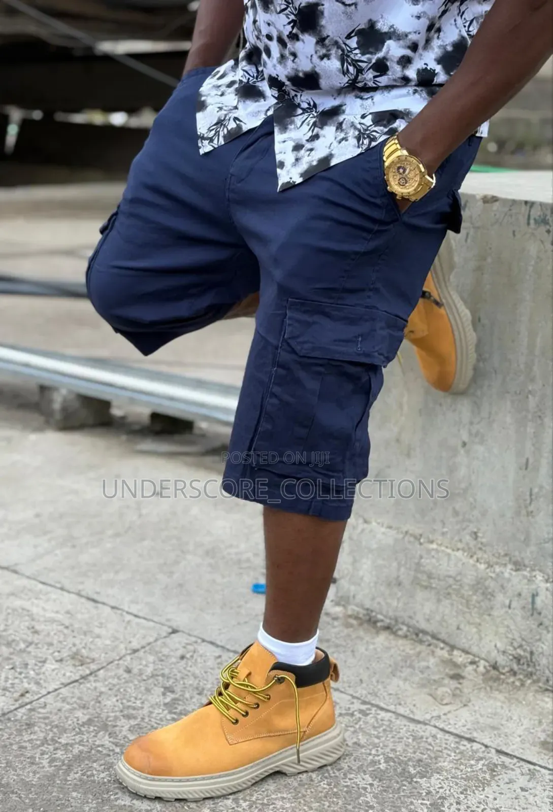 Hard Khaki Side Pocket Shorts