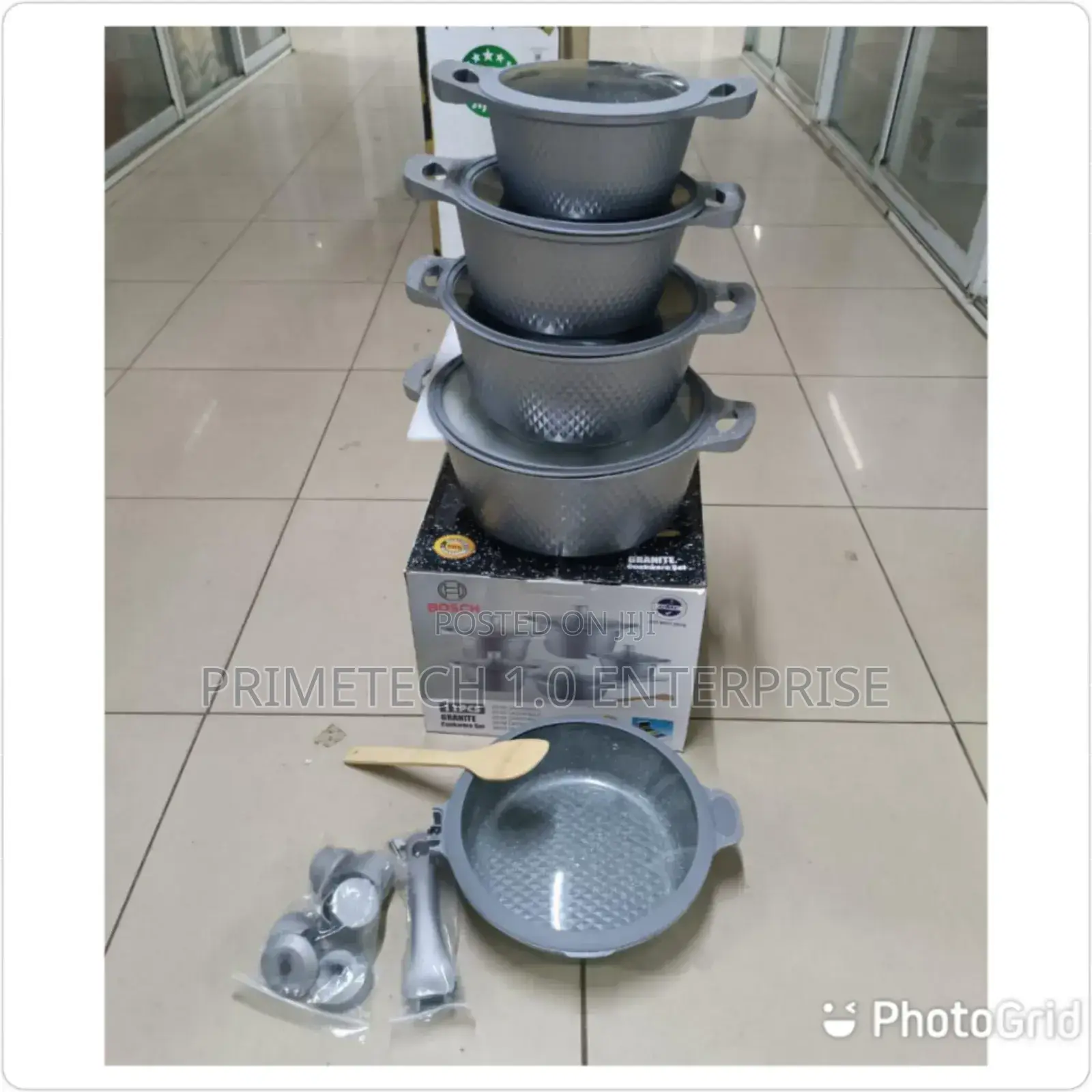 Bosch Cookware 11pcs With Silicon Lids