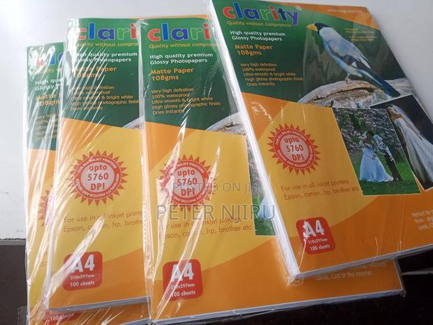 Clarity High Quality Sublimation Papers - main view