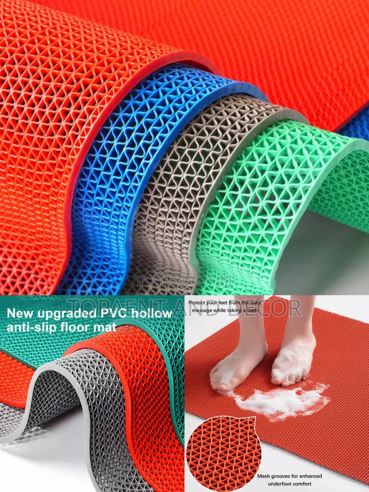 Multiple Colours of Perforated Antislips Rugs