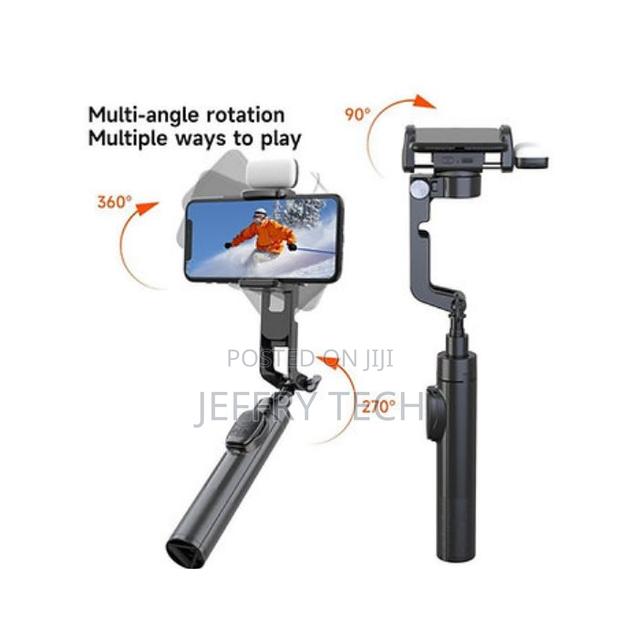 Phone Stabilizer, Selfie Stick + Bluetooth Remote Control, - thumbnail 2