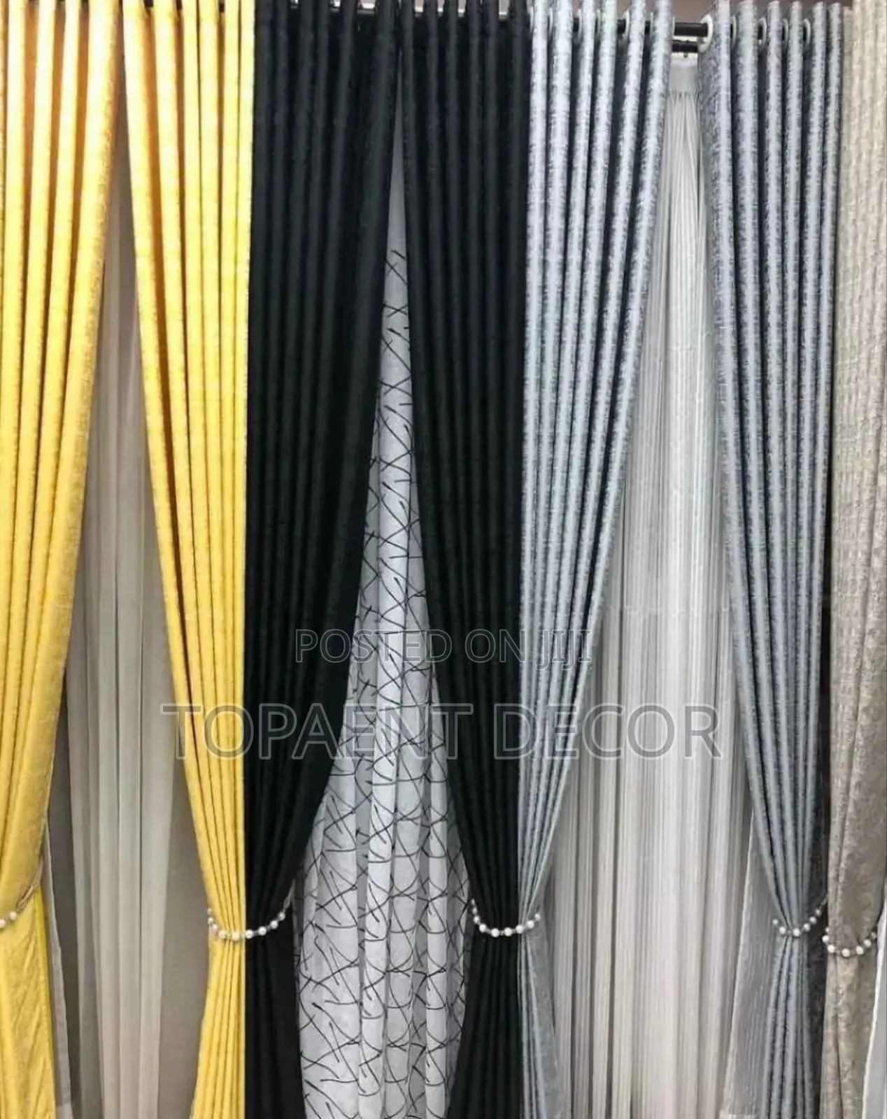 Super Drop And Dope Elegant Window Curtains