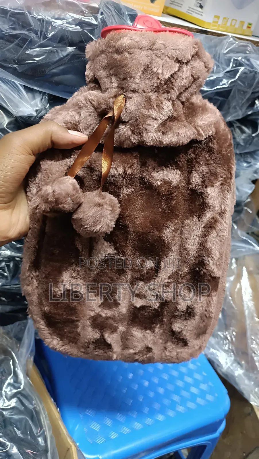 Hot Water Bottle With Woolen Cover
