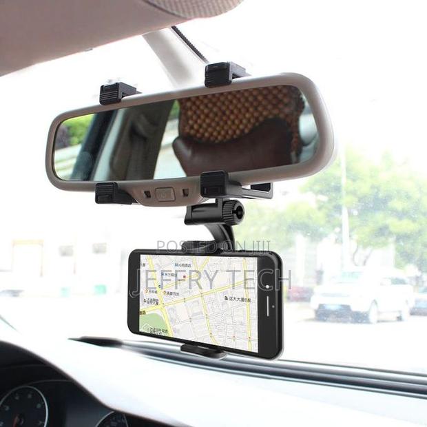360° Adjustable Universal Car Interior Rearview Mirror Mount - main view