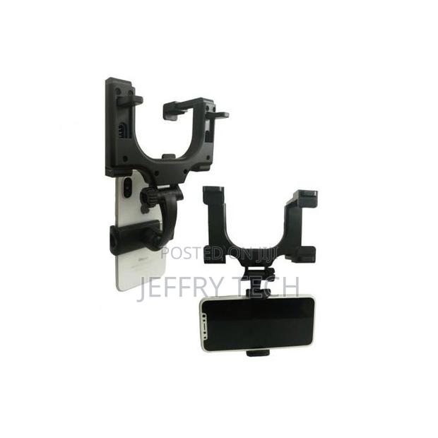 360° Adjustable Universal Car Interior Rearview Mirror Mount - thumbnail 2