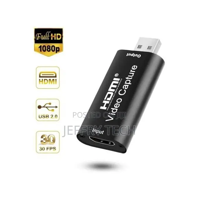 Hdmi Video Capture Hd 1080p, Hdmi to Usb 2.0 Youtube Obs, Li