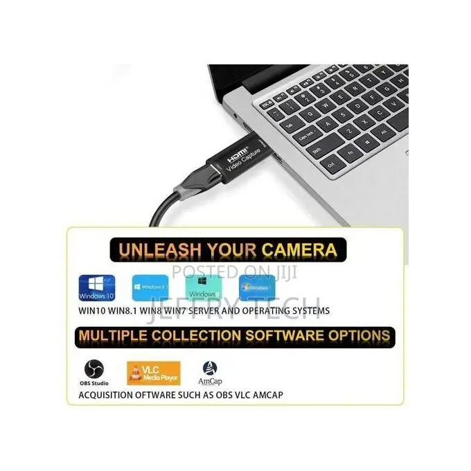 Hdmi Video Capture Hd 1080p, Hdmi to Usb 2.0 Youtube Obs, Li