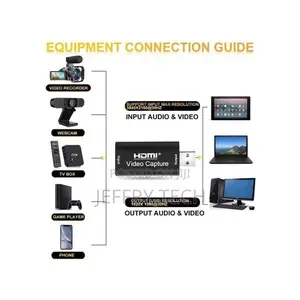 Hdmi Video Capture Hd 1080p, Hdmi to Usb 2.0 Youtube Obs, Li