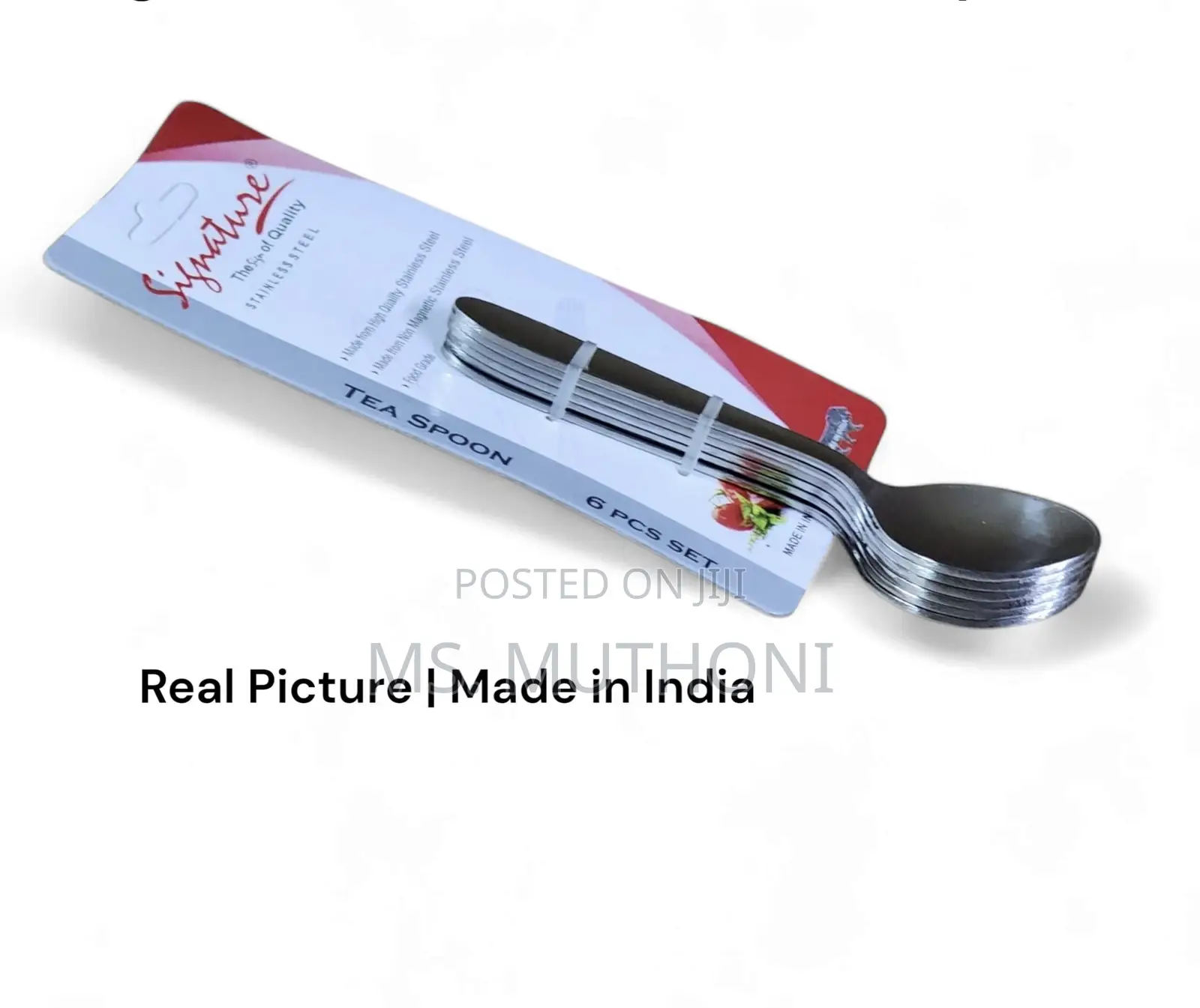 Signature Premium Stainless Steel Tea Spoons Heavy Duty 