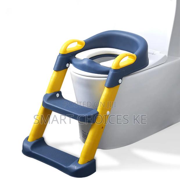 *Kids Training Toilet Ladder Seat Pink , Blue ,Grey