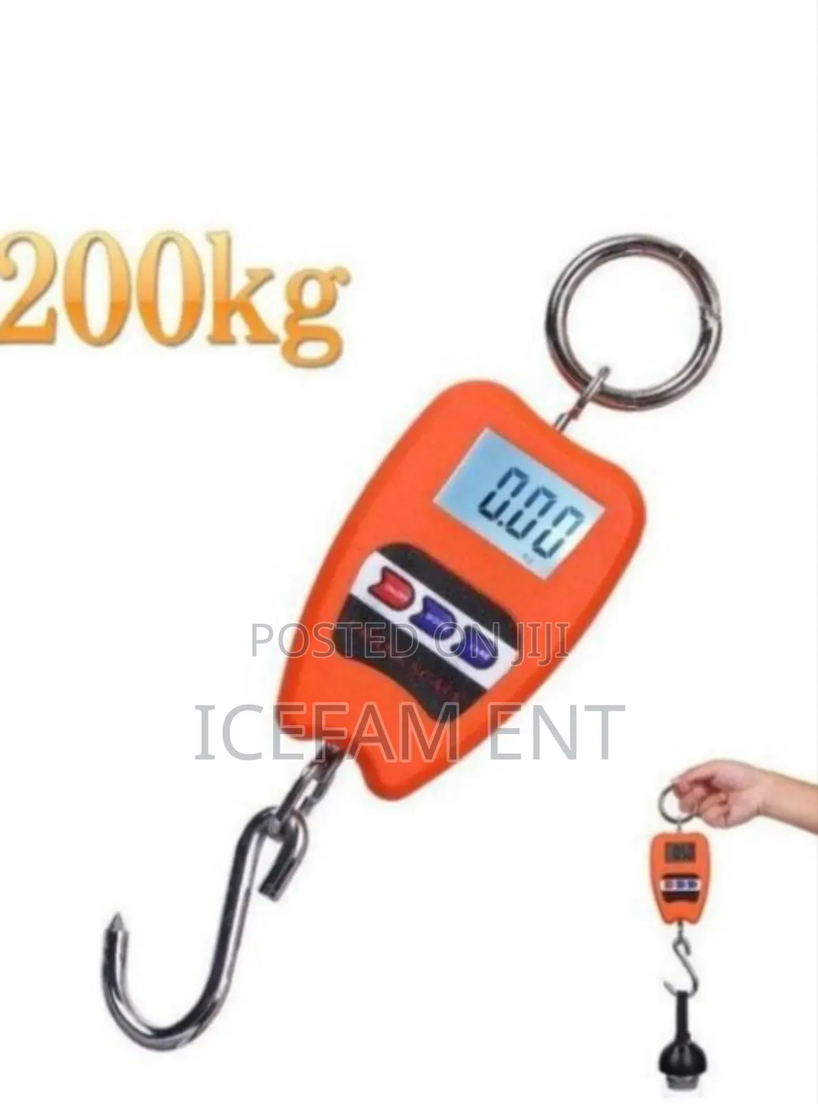 Digital Hanging Scale/200kgs Portable Crane Scale