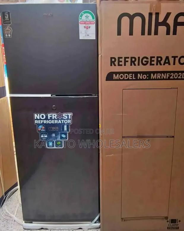 202 Litres Mika Two Door No-Frost Refrigerator M202l