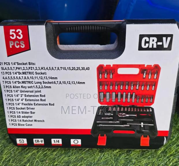 53pcs Socket Set /Affordable Socket Wrench Set - thumbnail 2