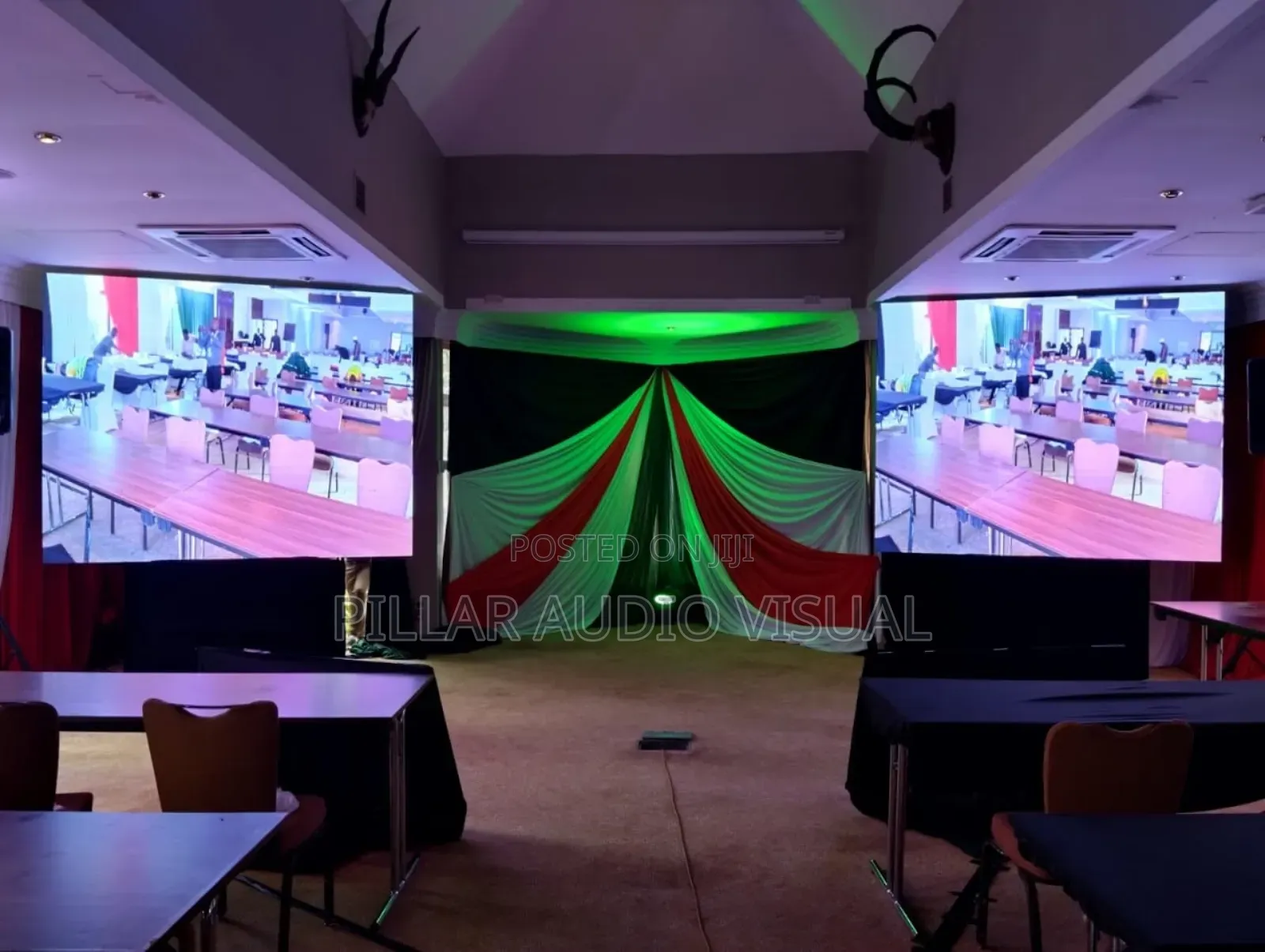 Hotel Set Up for Tv Screens, Led Panels Public Adress