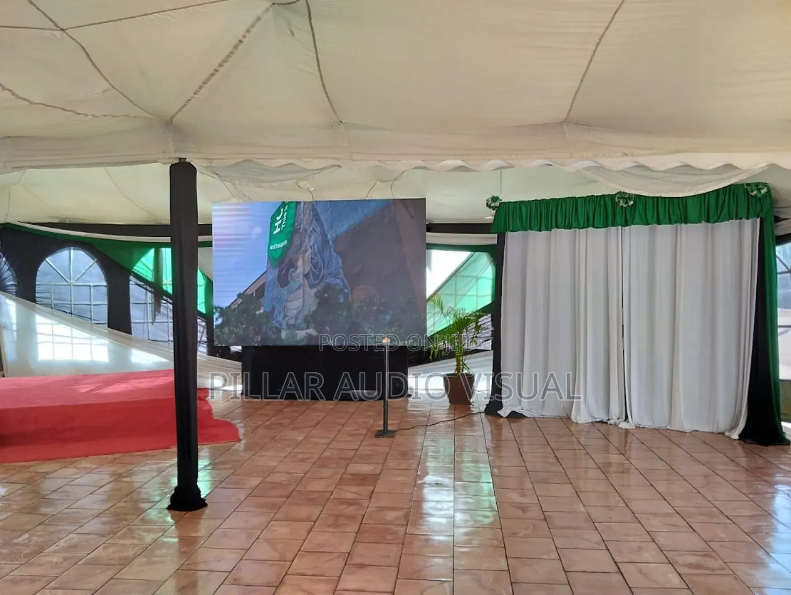Hotel Set Up for Tv Screens, Led Panels Public Adress