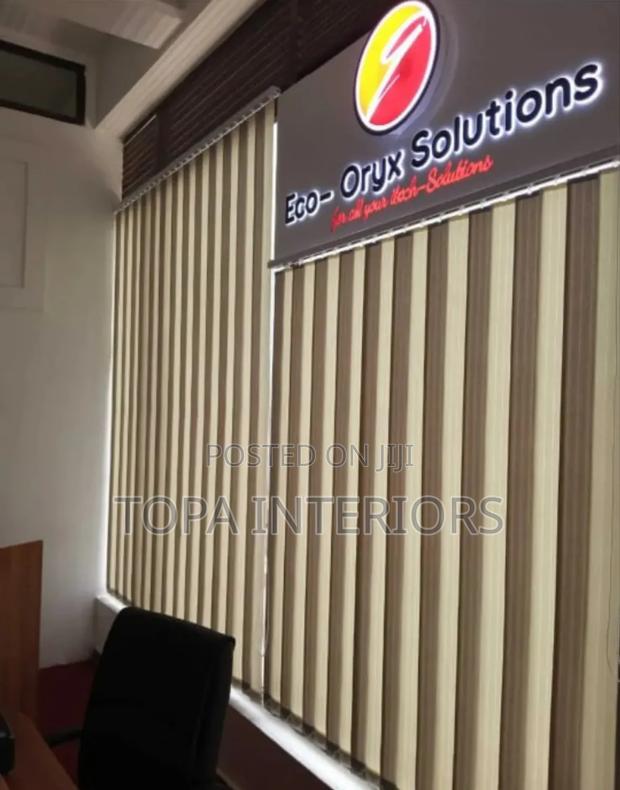 Vertical Window Blinds for Office Privacy and Light Control