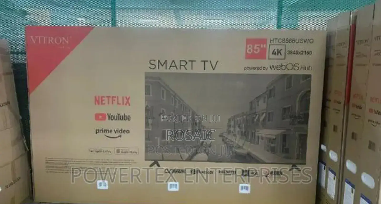 Vitron 85" Smart Webos Frameless With Bt